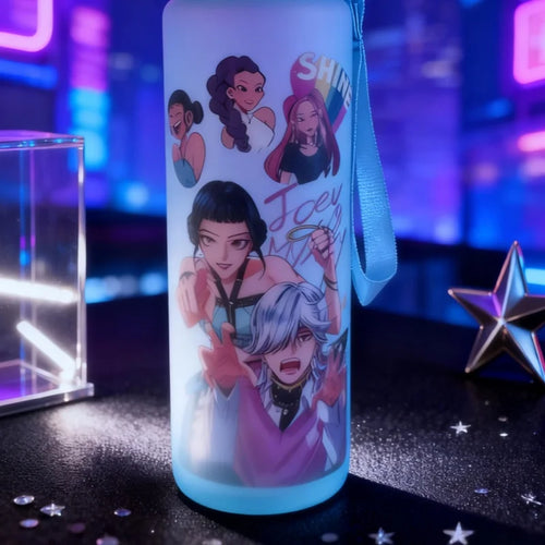 Demon Hunters Kpop Water Bottle for Kids - Kawaii Cartoon Water Bottle, Safe and Non-Toxic, Large Capacity