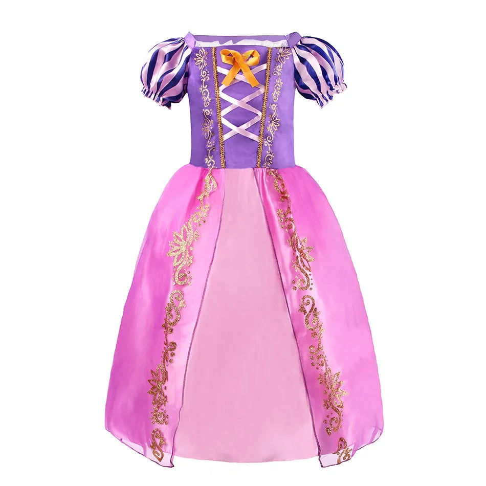 Rapunzel Costume for Girls Ages 3-8 - Princess Dress for Carnival, Parties, and Birthdays