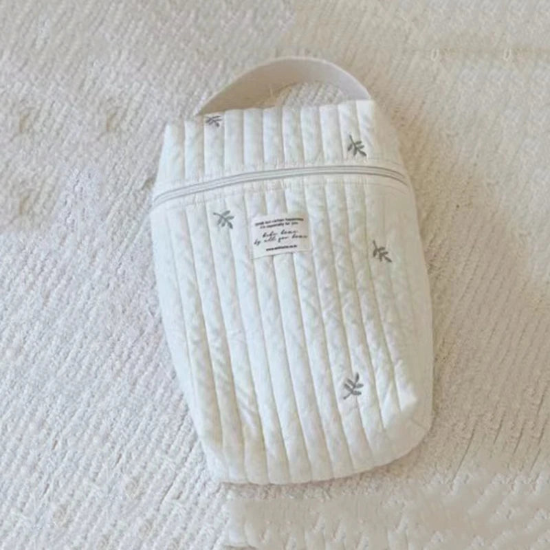 Quilted Baby Bag Organizer - Diaper and Stroller Organizer with Multiple Pockets