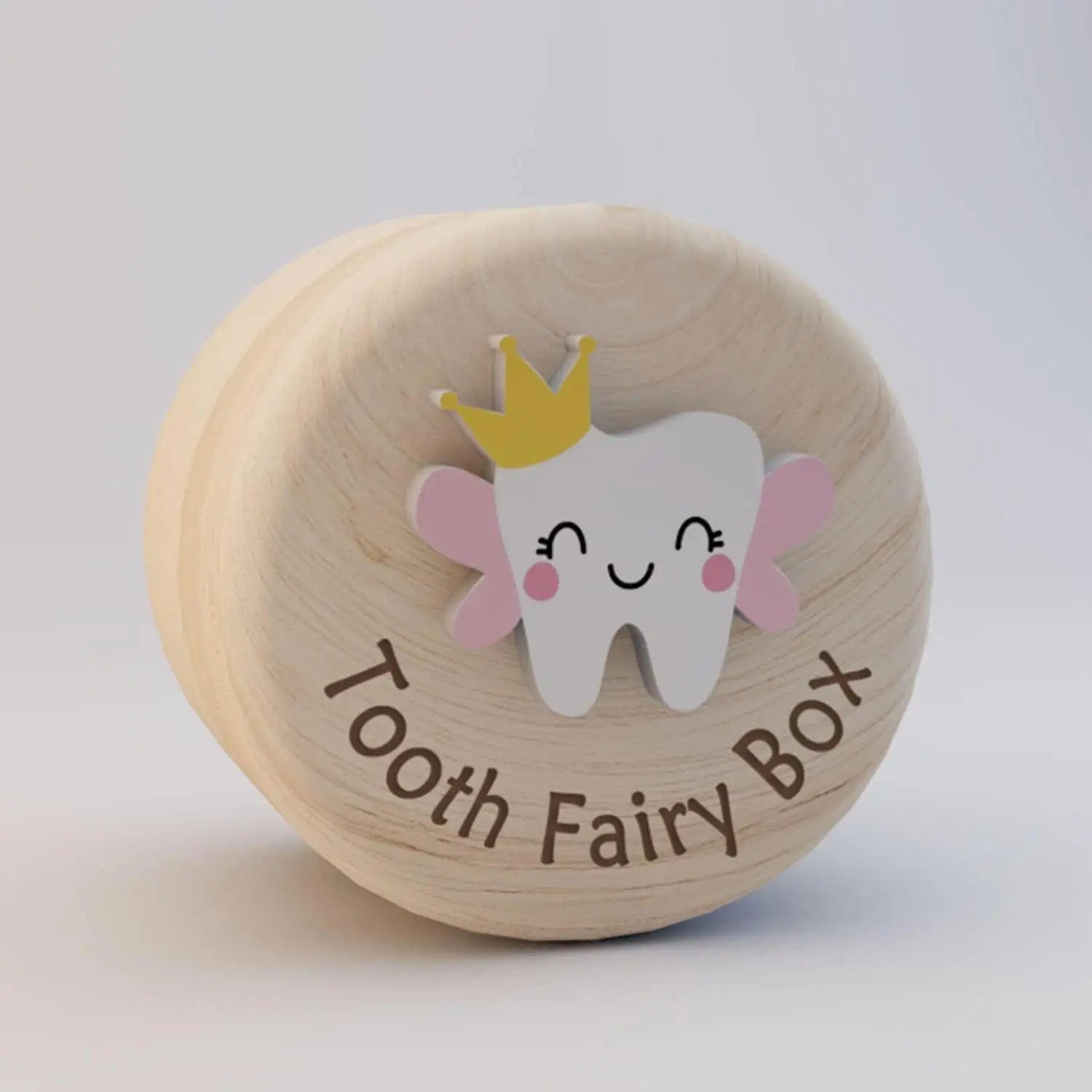 Wooden Tooth Box - Magical Keepsake Organizer for Baby Teeth and Umbilical Cord