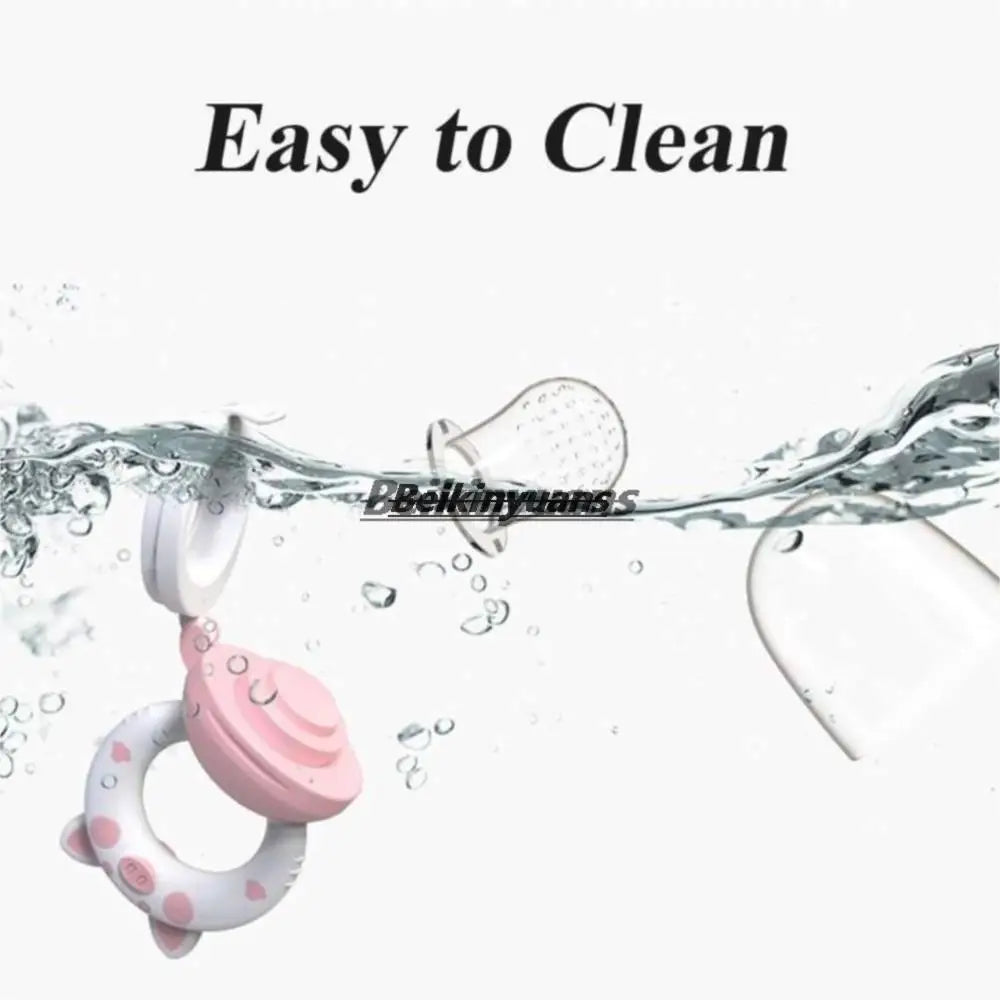 Silicone Fruit Pacifier - Safe Weaning and Fun Snack for Newborns