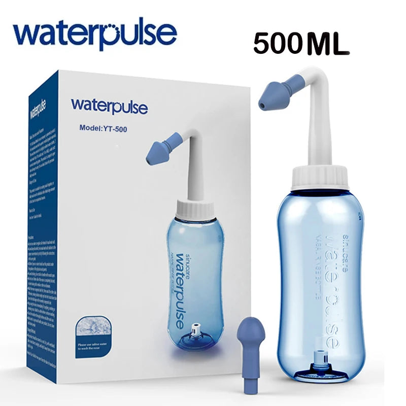 Nasal Irrigator 300ml/500ml - Safe Nose Wash for Congestion, Allergies, and Rhinitis in Children and Adults